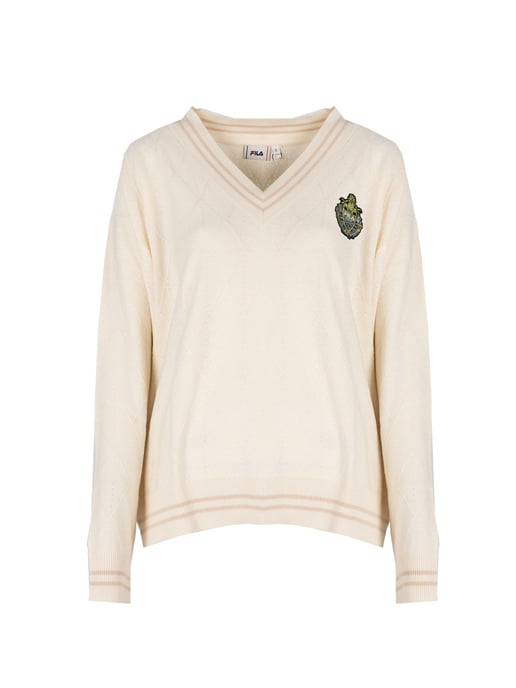 Fila Suéter Telling de mujer beige - Image 1
