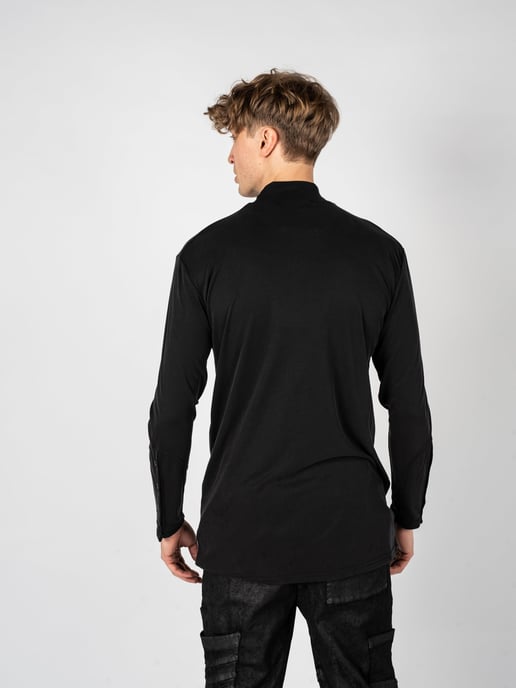 La Haine Inside Us Longsleeve LM061 del hombre Gris - Image 4