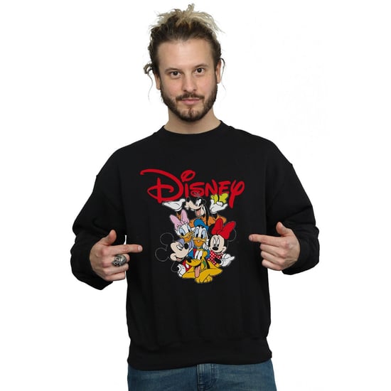 Disney Mens Mickey Mouse Crew Sweatshirt (Black) - Image 2