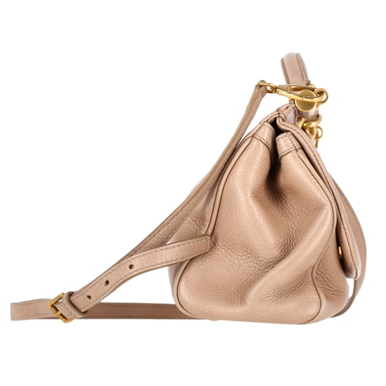Dolce & Gabbana Large Sicily Hand Bag in Brown Calfskin Leather - Image 2