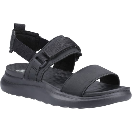 HEYDUDE Collins Mono Sport Textile Women's Black Sandals - Image 1