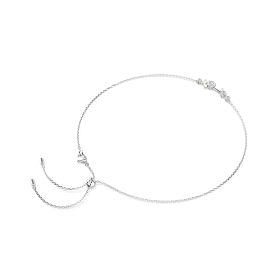 Swarovski 'Constella Bars' Women's Base Metal Necklace - Silver 5705626 - Image 4
