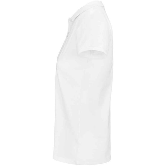 SOLS Womens/Ladies Planet Organic Polo Shirt (White) - Image 2