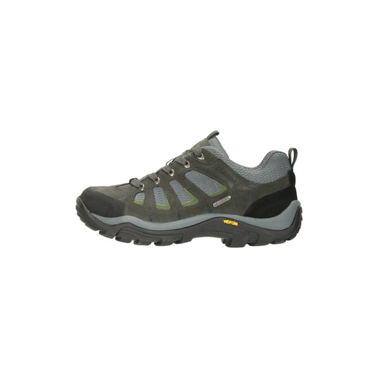Mountain Warehouse Mens Field Extreme Suede Waterproof Walking Shoes (Grey)