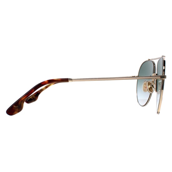 Victoria Beckham Aviator Womens Gold Green Gradient VB213S