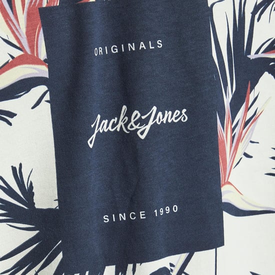 JACK&JONES Men's casual cotton t-shirt crew neck short sleeve