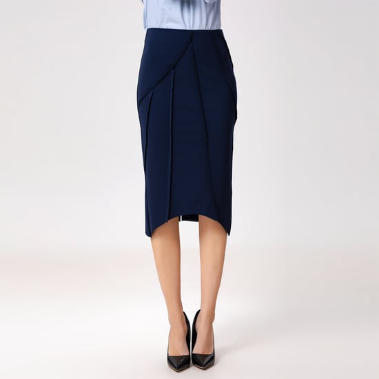 Asymmetric structural lines skirt - Image 2
