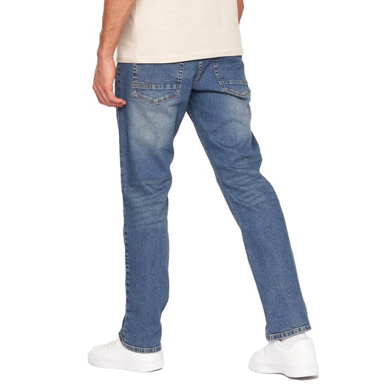 Crosshatch Mens Princed Denim Jeans (Light Wash) - Image 2