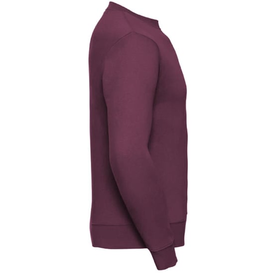 Russell Mens Authentic Sweatshirt (Slimmer Cut) (Burgundy) - Image 3