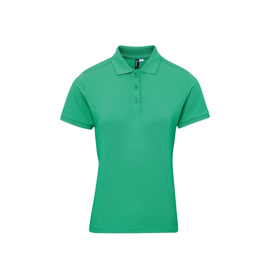 Premier Womens/Ladies Coolchecker Plus Piqu Polo With CoolPlus (Kelly)