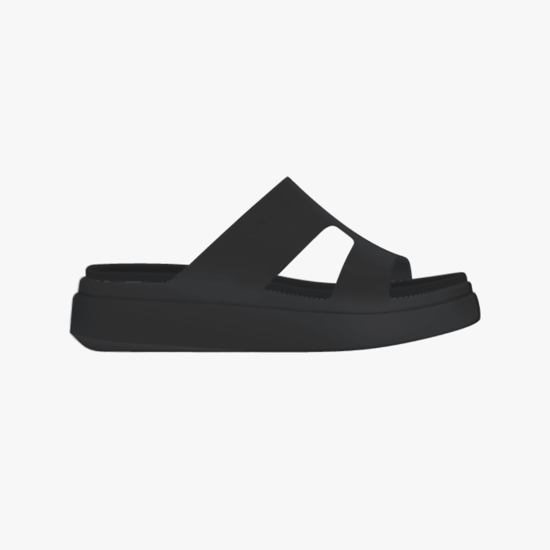 209409-001 GETAWAY PLATFORM H-STRAP Womens Sliders Black - Image 1