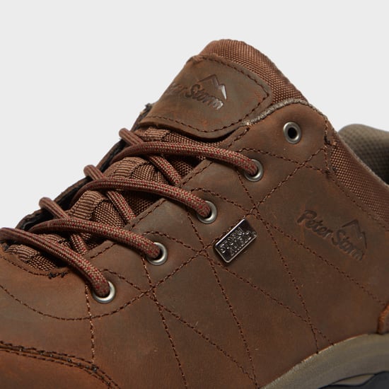 Peter Storm Women's Lindale Leather Waterproof Walking & Hiking Shoes with StormGrip Outsole