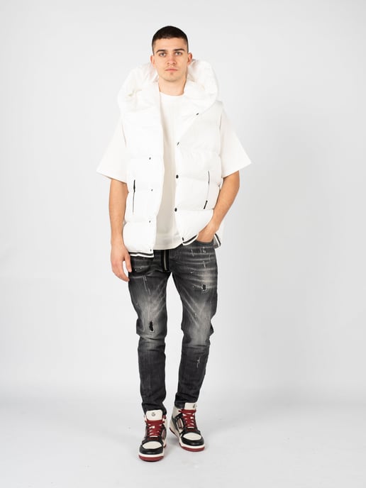 La Haine Inside Us Chaleco Unisex-LM068 Mujer Blanco - Image 5