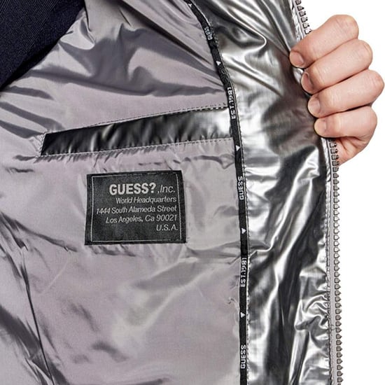 Doudoune Guess Hombre Clásico Plata - Image 3