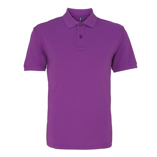 Asquith & Fox Mens Plain Short Sleeve Polo Shirt (Orchid) - Image 1