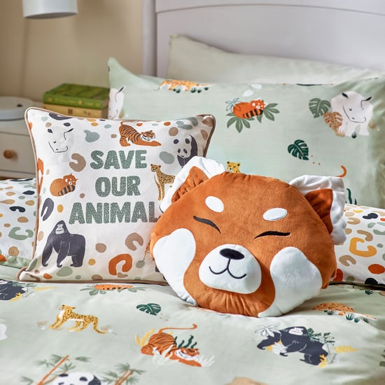 juego de fundas nórdicas reversible de animales salvajes little furn. - Image 2