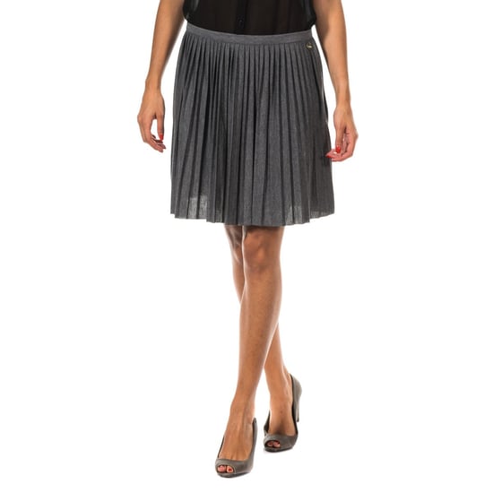 Pleated skirt with side zipper 70DGC0247 woman
