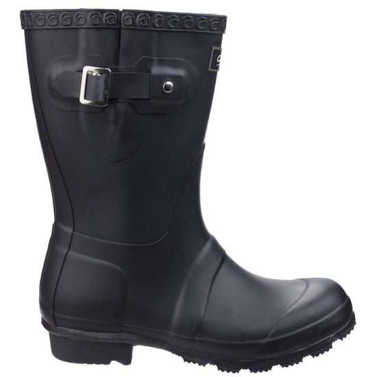 Cotswold Womens/Ladies Windsor Short Waterproof Pull On Wellington Boots (Black)