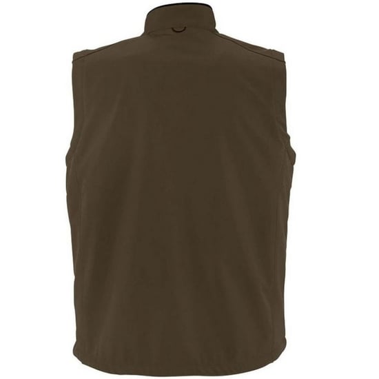 SOLS Mens Rallye Soft Shell Bodywarmer Jacket (Dark Chocolate) - Image 2