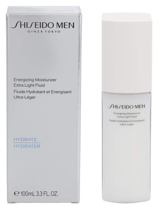 Shiseido Men Hidratante Energizante Fluido Extra Ligero 100ml - Image 1
