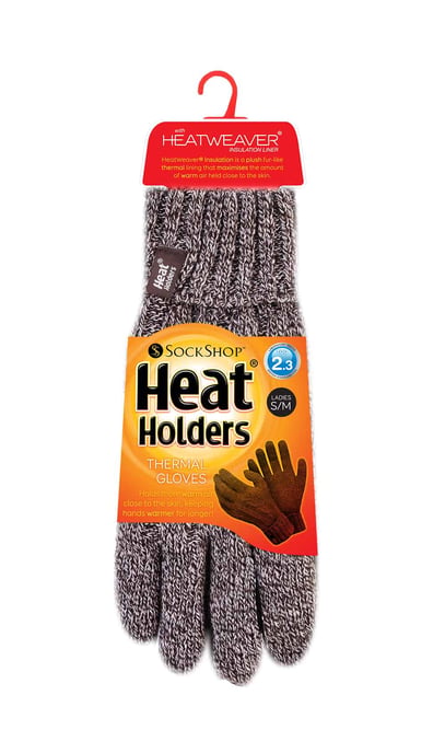 Heat Holders - Guantes de invierno de punto por cable de 2,3 tog para mujer - Image 2