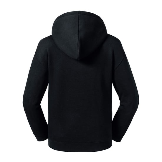 Russell Kids/Childrens Authentic Hooded Sweatshirt (Black) - Image 2