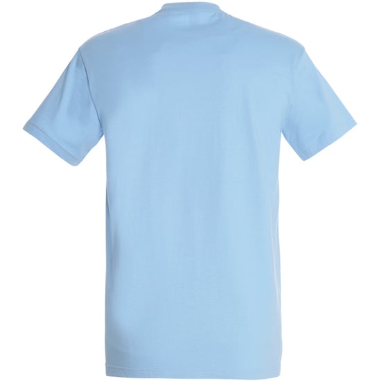 SOLS Mens Imperial Heavyweight Short Sleeve T-Shirt (Sky Blue) - Image 2