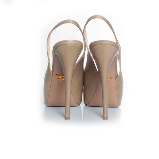 Slingback heels with hidden platform - Image 5
