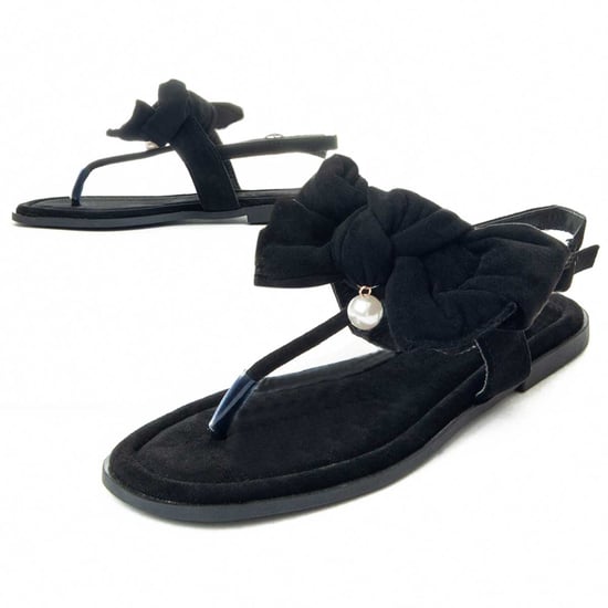 Sandalía Plana Montevita Flipp4 en Negro - Image 2