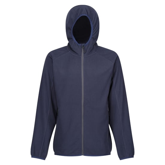 Regatta Mens Navigate Full Zip Fleece Jacket (Navy/Seal Grey) - Image 1