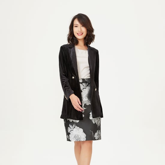 Double buttoning velvet jacket - Image 5