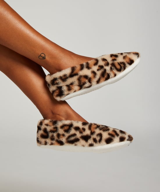 Hunkemöller Leopard Cosy Ballerina Slippers - Image 1