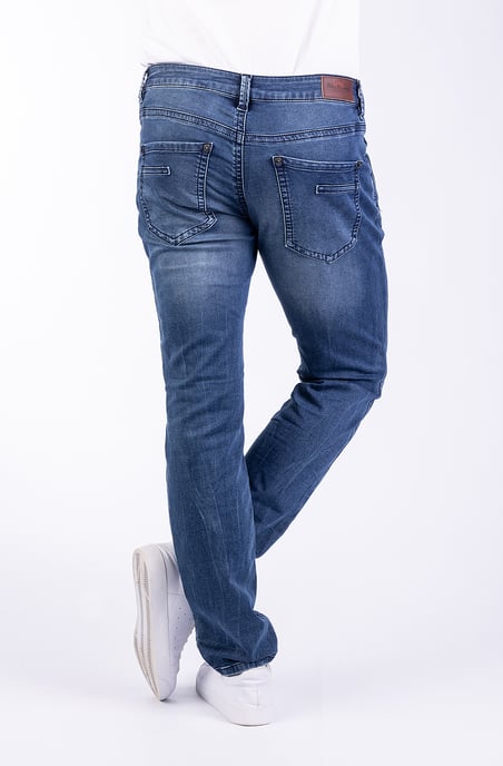 Freddy Mens Trousers blue denim Slim Fit