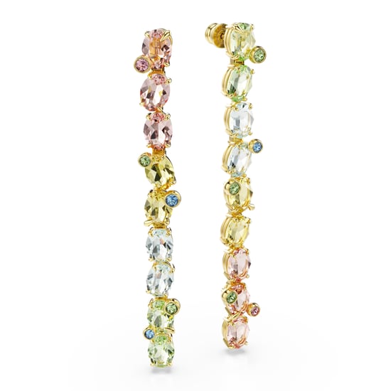 Swarovski 'Gema' Women's Gold Plated Metal Drop Earrings - Gold 5705809 - Image 3
