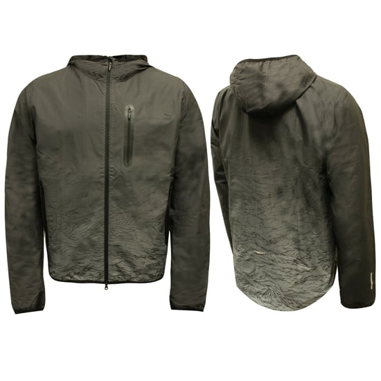 Puma  x Stampd Tech Windbreaker Jacket Black Grey Mens 570914 52 A48C