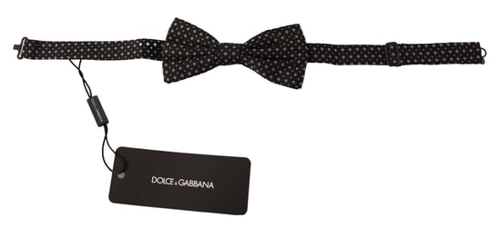 Corbata Papillon Ajustable para Hombre en Seda 100% Negra de Dolce & Gabbana - Image 2