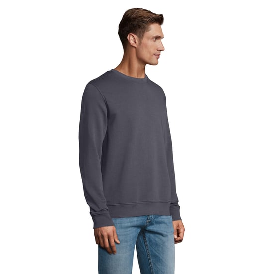 SOLS Unisex Adult Comet Sweatshirt (Deep Charcoal Grey) - Image 3