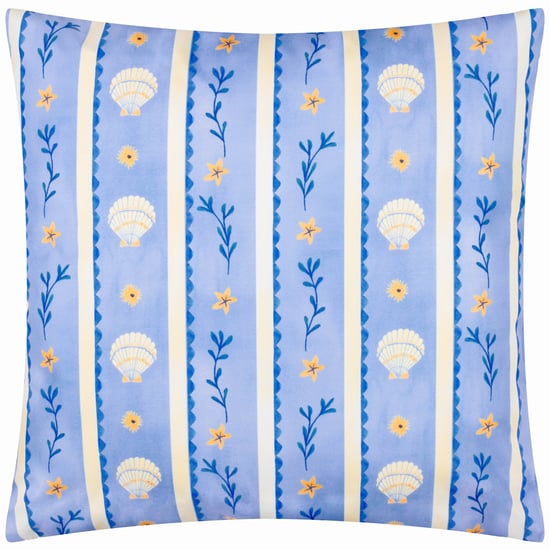 furn. Funda de Cojín Impresa con Conchas Marinas - Image 2