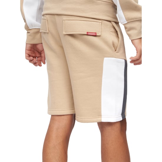 Crosshatch Mens Silomane Shorts (Stone) - Image 2