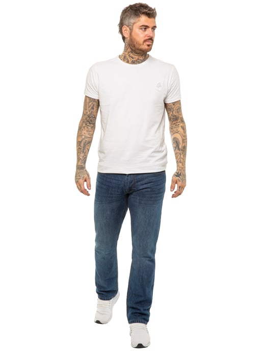 Enzo | Jeans de denim de diseñador para hombre, corte regular - Azul - Image 5