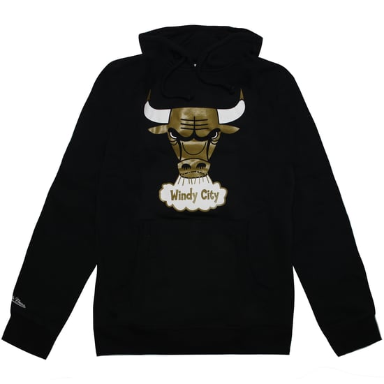 Mitchell & Ness Chicago Bulls Gold Standard Mens Hoodie
