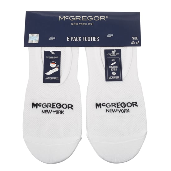 GB - McGregor - Footies White 6-pack