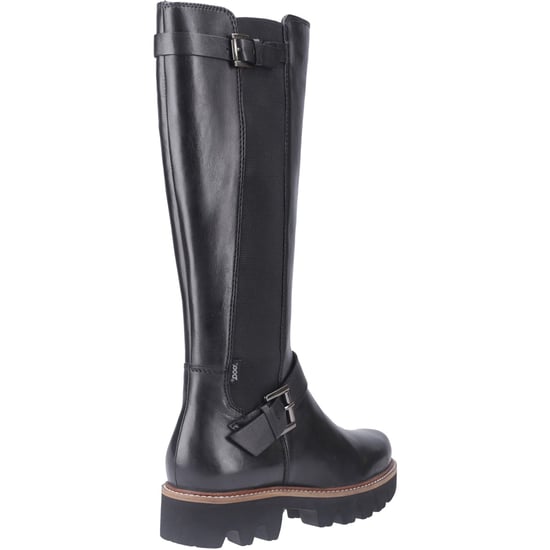 Pod Aleena Leather/Textile Women's Black Boots - Image 2