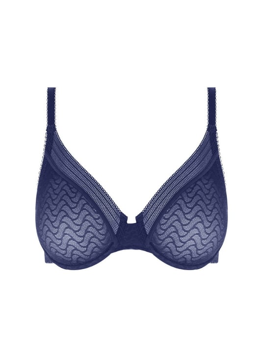 Aphrodite Plunge Bra Blue Depths