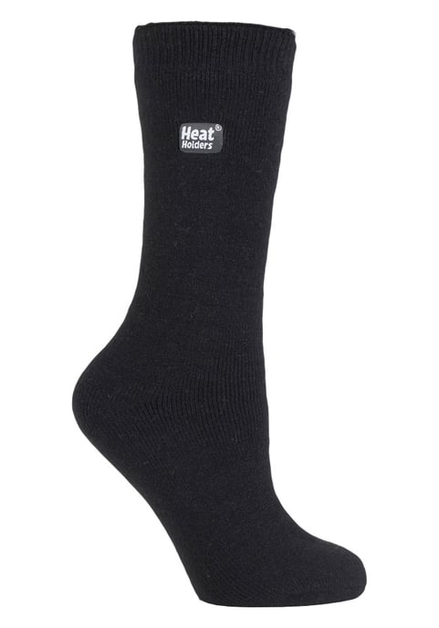 Calcetines Térmicos Lite - Multipack de 3 Pares Calcetines Térmicos para Mujer para Invierno | Calcetines Finos y Cálidos para Vestir - Negro - Image 1