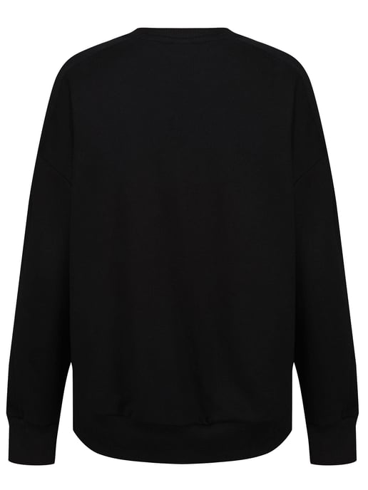 Luke 1977 Womens Raise Workout Oversized Sweatshirt in Black