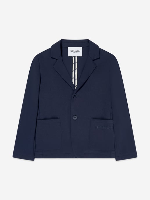 Trussardi Boys Brev Blazer in Navy