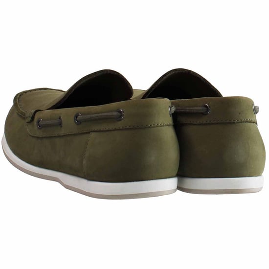 Clarks Morven Sun Mens Green Shoes - Image 3