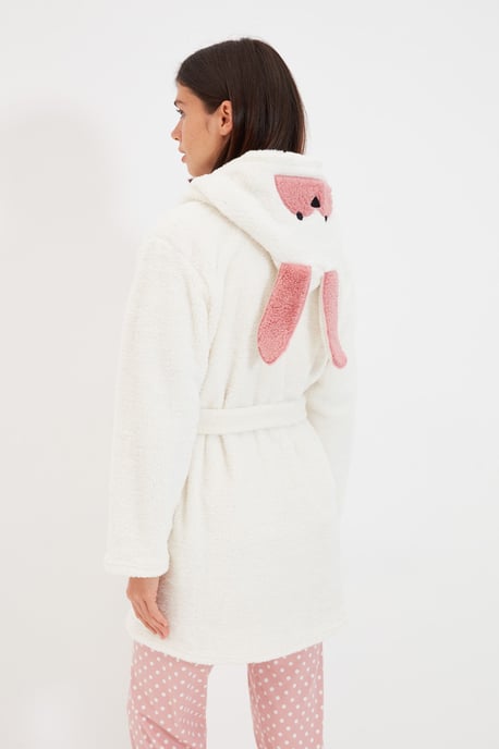 Trendyol Women's V Neck Short Dressing Gowns - Image 2