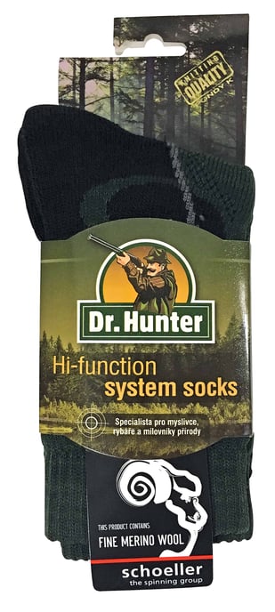 Dr Hunter - Calcetines térmicos de lana merino para hombre con suela acolchada y cálida - Image 2